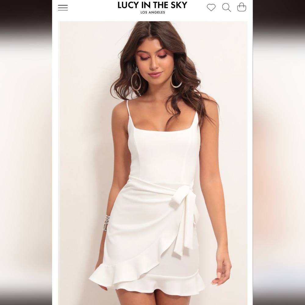 Capri Ruffle Tie Dress Lucy in the Sky